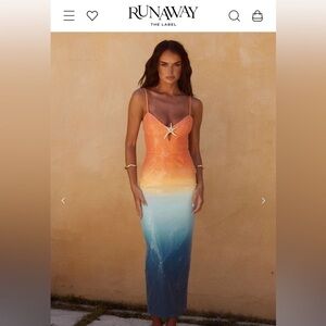 BENITO MIDI DRESS - OMBRE